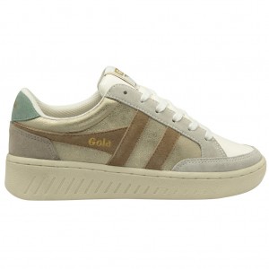 Gola Classics Superslam Blaze Sneakers Doradas Verde Menta Verde España | QLM-184537