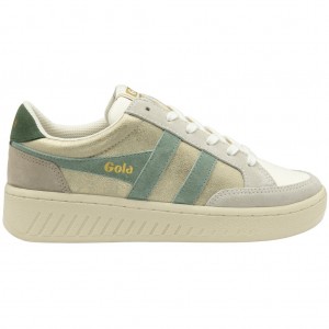 Gola Classics Superslam Blaze Sneakers Doradas Verde España | RKM-078534