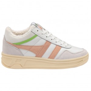 Gola Classics Swerve Sneakers Blancas Rosas Verde España | CJO-527694