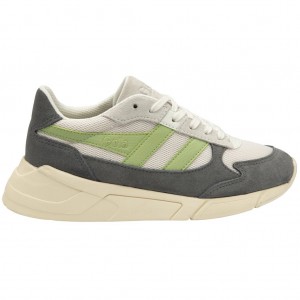 Gola Classics Tempest Sneakers Blancas Verde España | KJQ-976501