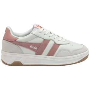 Gola Classics Topspin Sneakers Blancas Rosas Coral Rosas España | FOW-120736