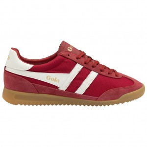 Gola Classics Tornado Sneakers Rojas Oscuro Blancas España | TVK-132648