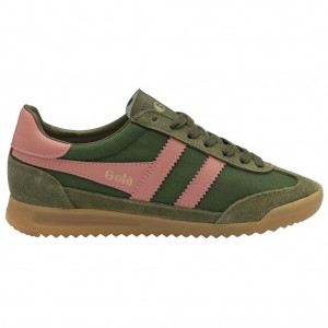Gola Classics Tornado Sneakers Verde Coral Rosas España | PYN-695201
