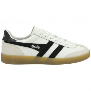Gola Classics Viper Leather Sneakers Blancas Negras España | BAE-504291