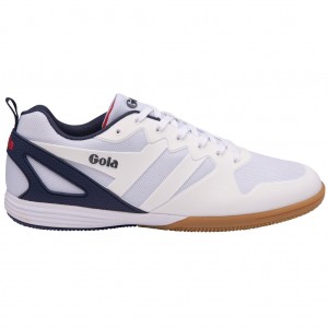 Gola Performance Echo TX Sneakers Blancas Azul Marino Rojas España | SUH-513268