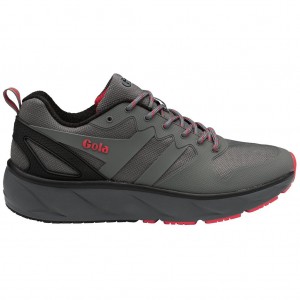 Gola Performance Thunder Sneakers Negras Rojas Oscuro España | TAQ-936452