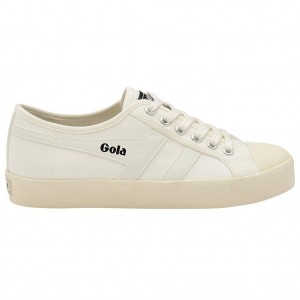 Gola Vegan Classics Coaster Shoes Blancas Blancas España | KGH-320957