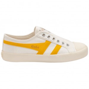 Gola Vegan Classics Coaster Slip Shoes Blancas España | BDX-270598