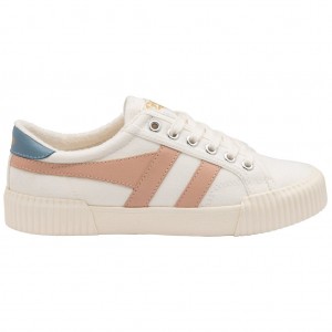 Gola Vegan Classics Rally Plimsoll Sneakers Blancas Rosas España | ANJ-276804