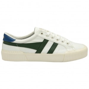 Gola Vegan Classics Rally Plimsoll Sneakers Blancas Azules España | CSX-835217