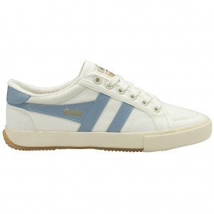 Gola Vegan Classics Stratus Plimsoll Sneakers Blancas España | TNA-813026