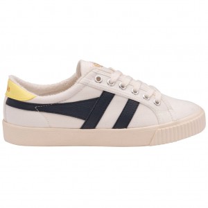 Gola Vegan Classics Tennis Mark Cox Sneakers Blancas Azul Marino España | DCF-783425