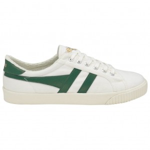Gola Vegan Classics Tennis Mark Cox Sneakers Blancas Verde Oscuro España | VZL-913058