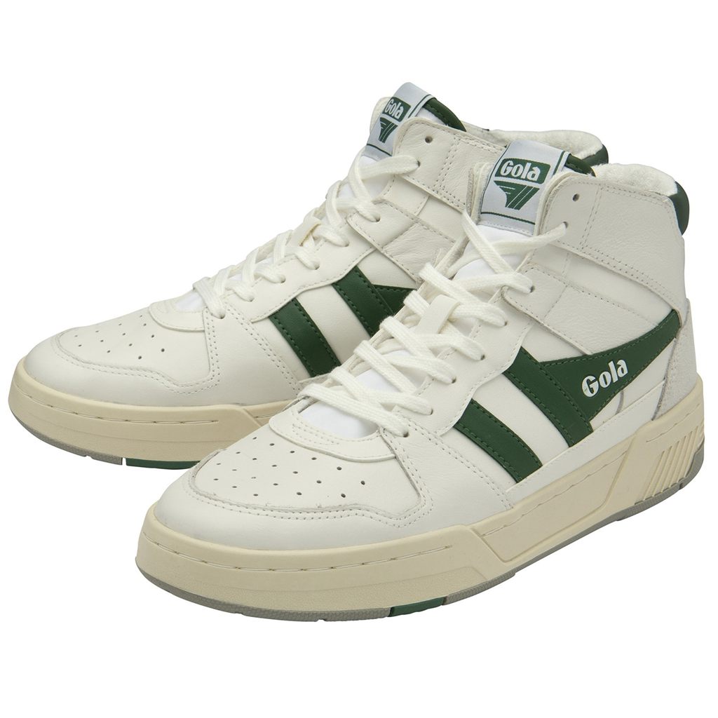 Gola Classics Allcourt High Sneakers Blancas Verde España | BPX-847156