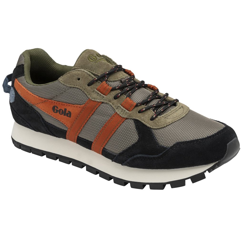 Gola Classics Altitude Sneakers Kaki Negras Naranjas España | TDQ-259704