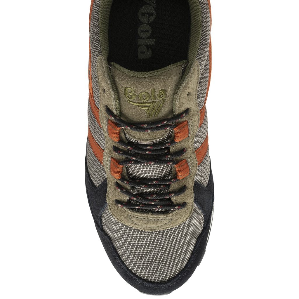 Gola Classics Altitude Sneakers Kaki Negras Naranjas España | TDQ-259704