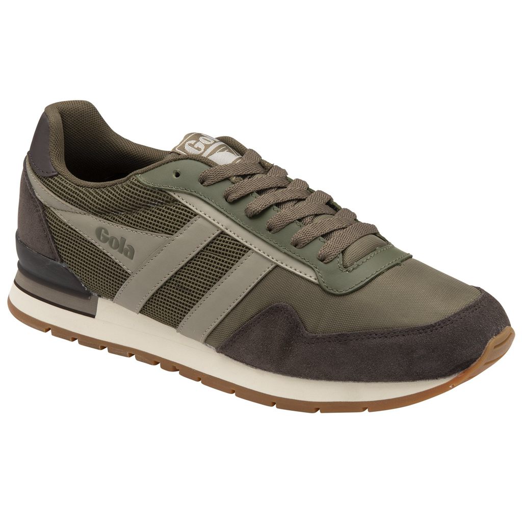 Gola Classics Atlanta Sneakers Kaki Marrones Oscuro España | VES-049173