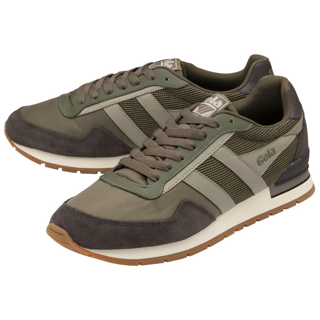Gola Classics Atlanta Sneakers Kaki Marrones Oscuro España | VES-049173