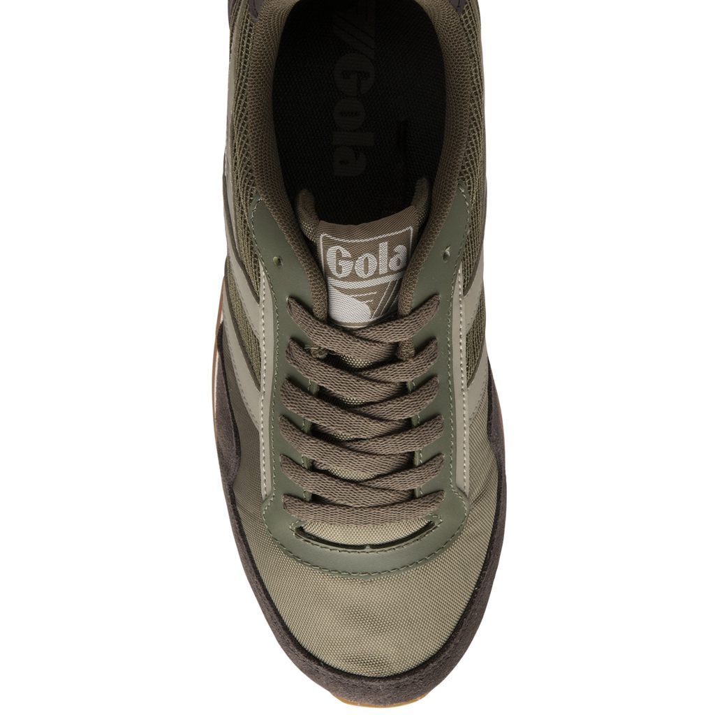 Gola Classics Atlanta Sneakers Kaki Marrones Oscuro España | VES-049173