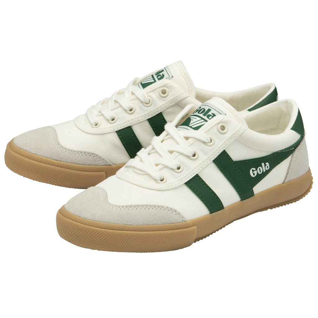 Gola Classics Badminton Plimsoll Sneakers Blancas Verde España | EIA-146789
