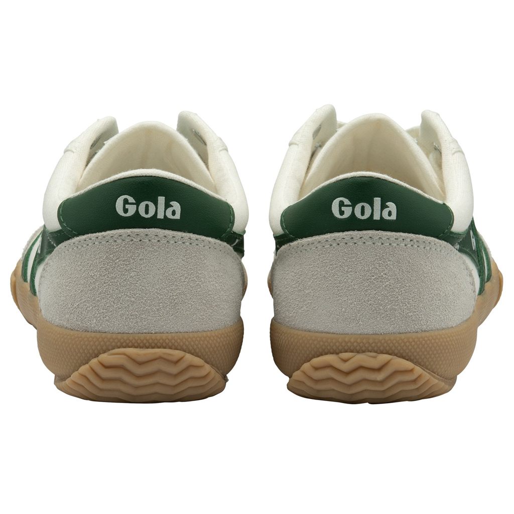 Gola Classics Badminton Plimsoll Sneakers Blancas Verde España | EIA-146789