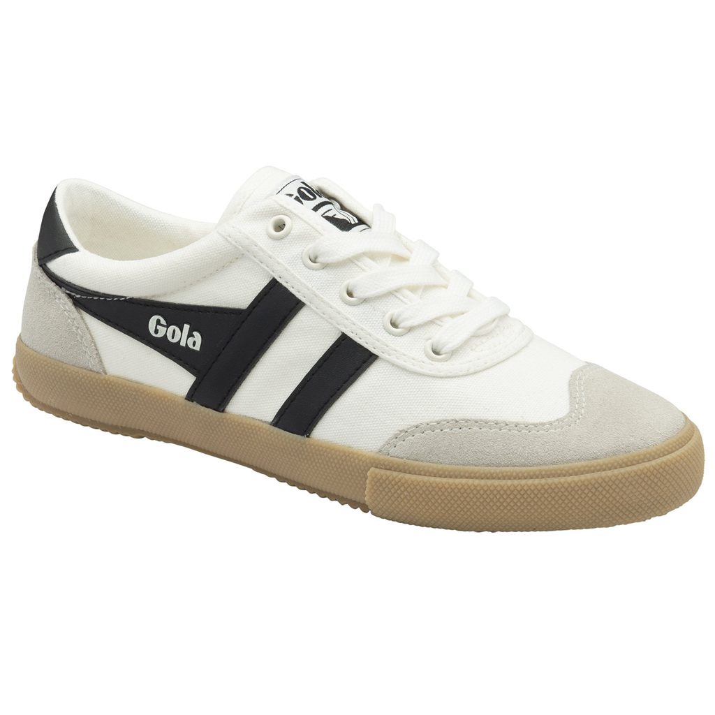 Gola Classics Badminton Plimsoll Sneakers Blancas Negras España | QLM-780196