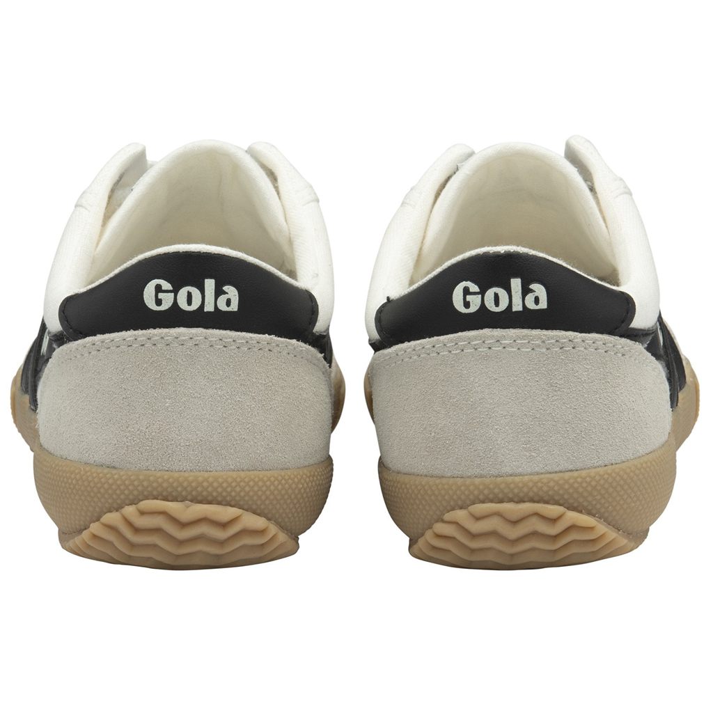 Gola Classics Badminton Plimsoll Sneakers Blancas Negras España | QLM-780196