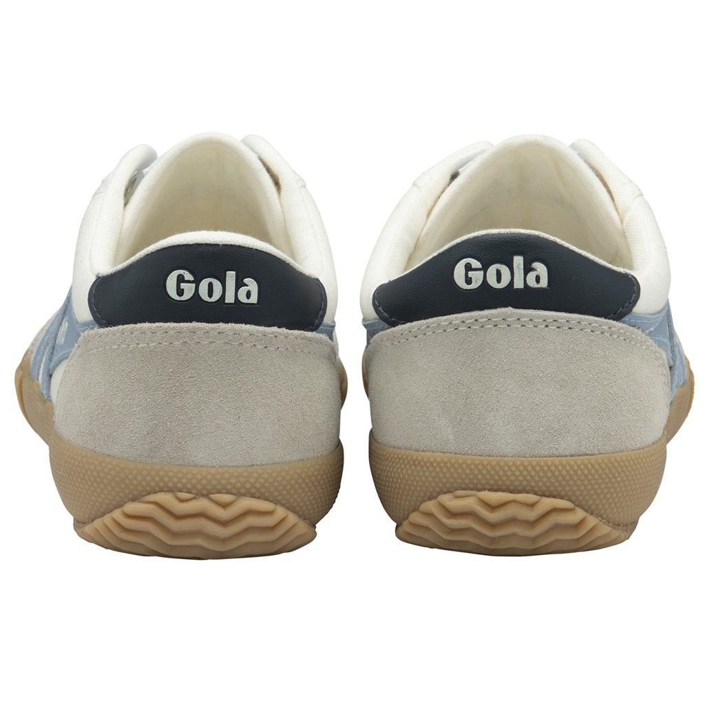 Gola Classics Badminton Plimsoll Sneakers Blancas Azul Marino España | QAD-264039