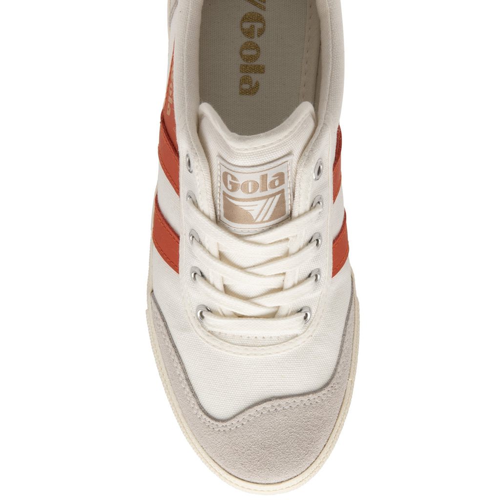 Gola Classics Badminton Plimsoll Sneakers Blancas España | ZND-980135