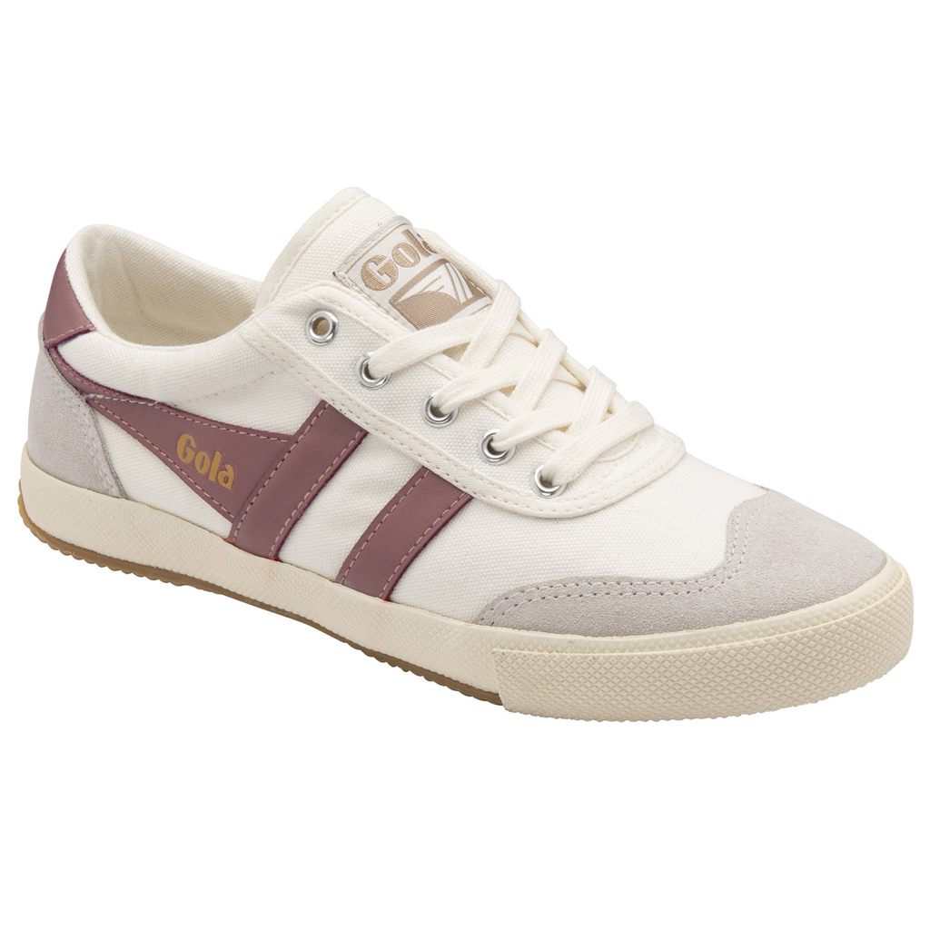 Gola Classics Badminton Plimsoll Sneakers Blancas Rosas España | MLI-137028