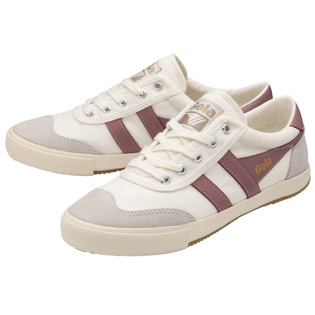 Gola Classics Badminton Plimsoll Sneakers Blancas Rosas España | MLI-137028