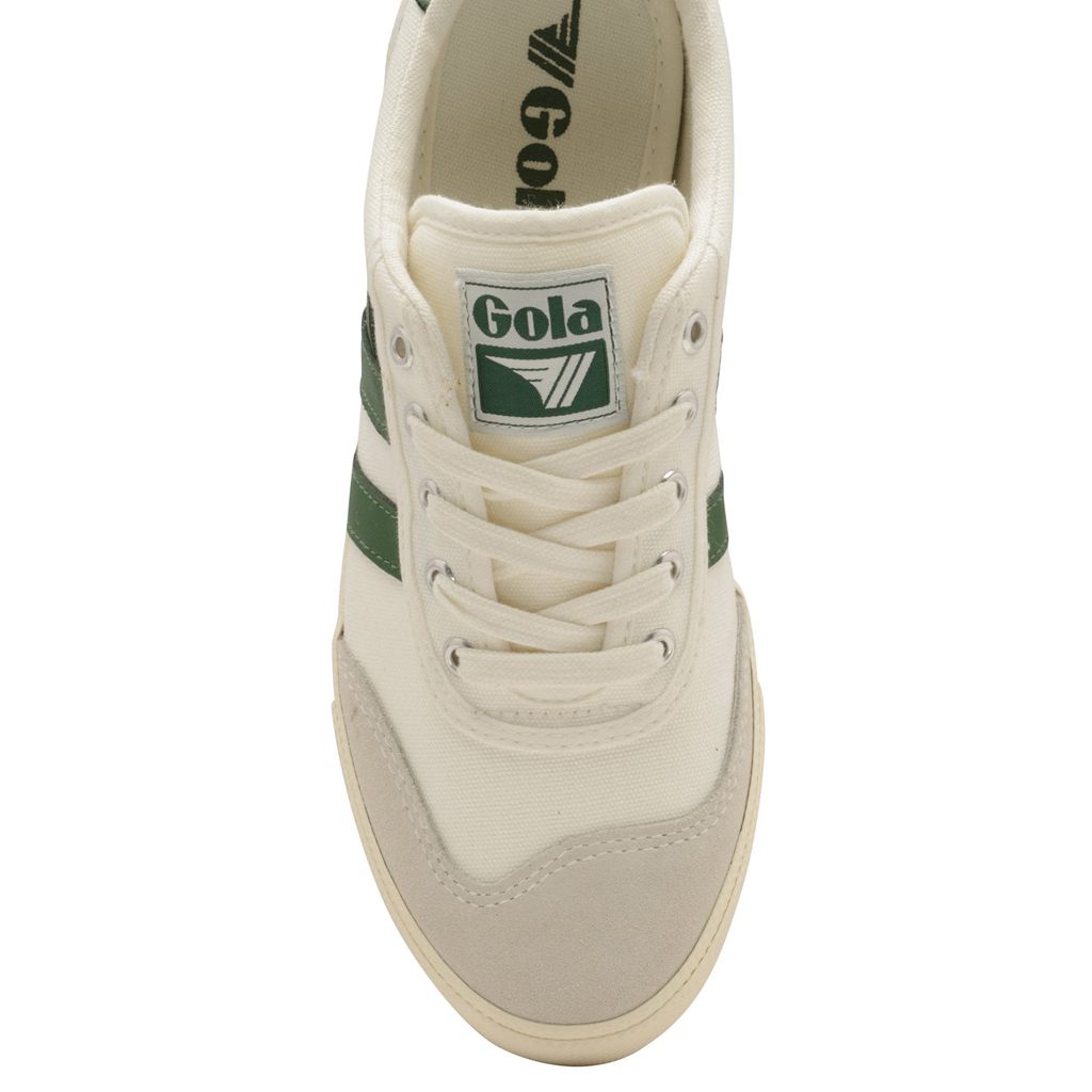 Gola Classics Badminton Plimsoll Sneakers Blancas Verde España | SYE-865970