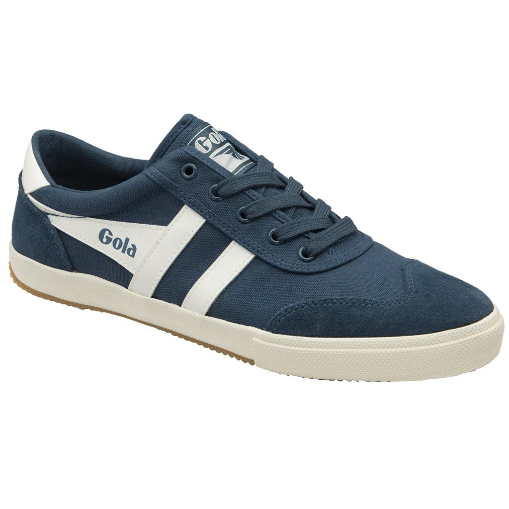 Gola Classics Badminton Plimsoll Sneakers Azules Blancas España | PZG-923076