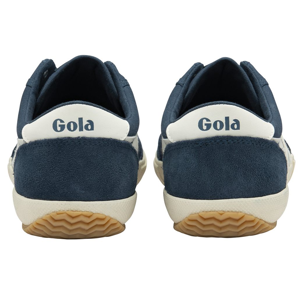 Gola Classics Badminton Plimsoll Sneakers Azules Blancas España | PZG-923076