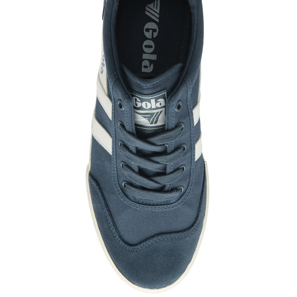 Gola Classics Badminton Plimsoll Sneakers Azules Blancas España | PZG-923076