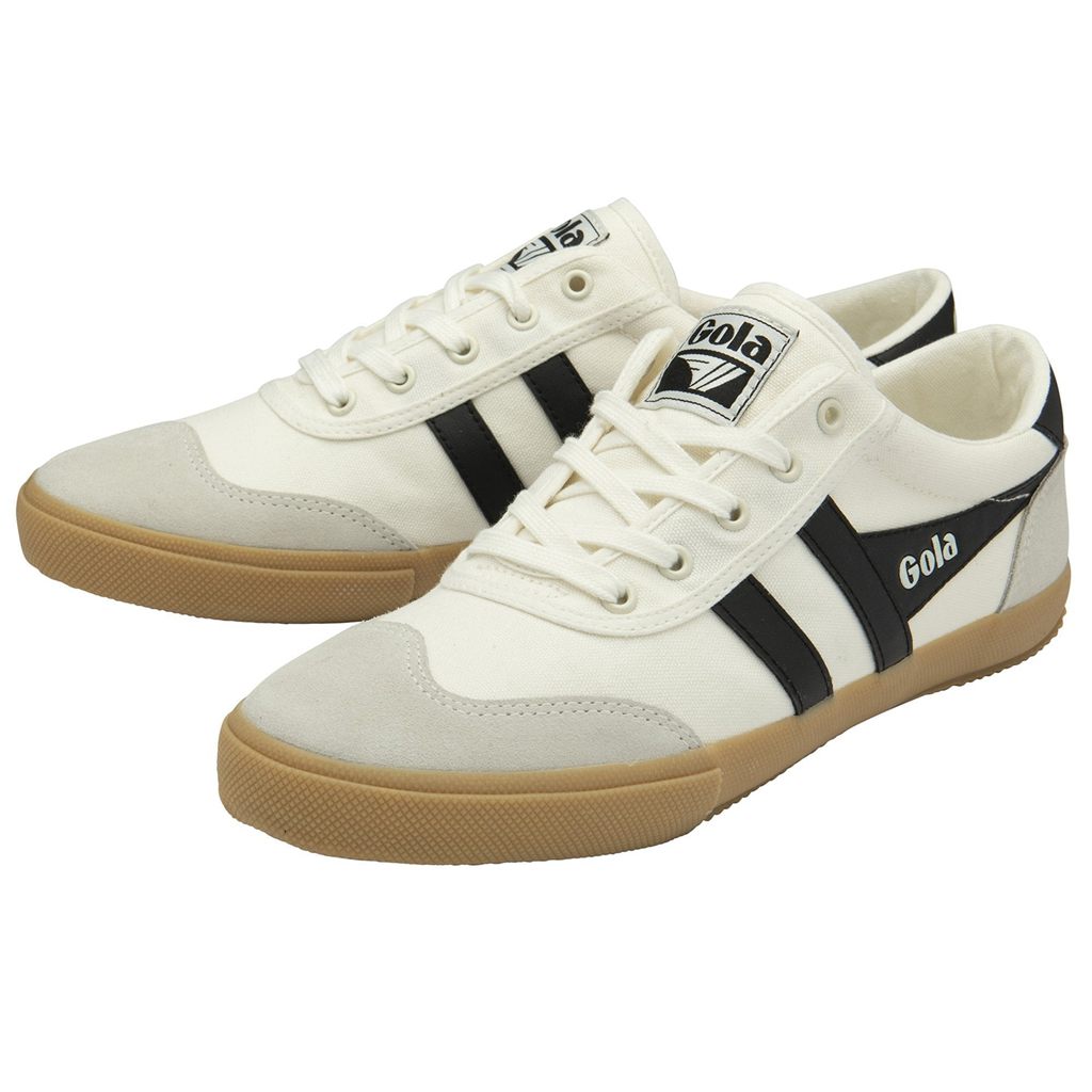 Gola Classics Badminton Plimsoll Sneakers Blancas Negras España | SKI-692750