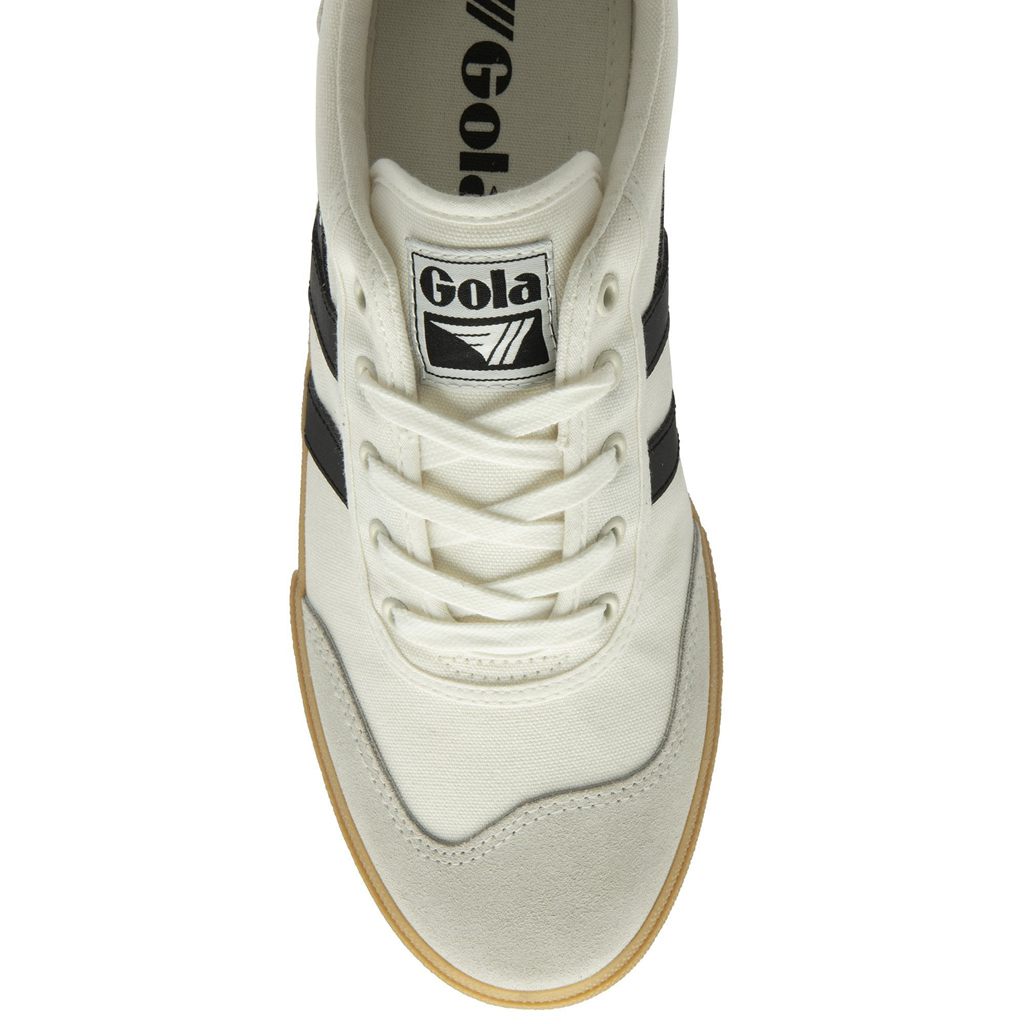 Gola Classics Badminton Plimsoll Sneakers Blancas Negras España | SKI-692750