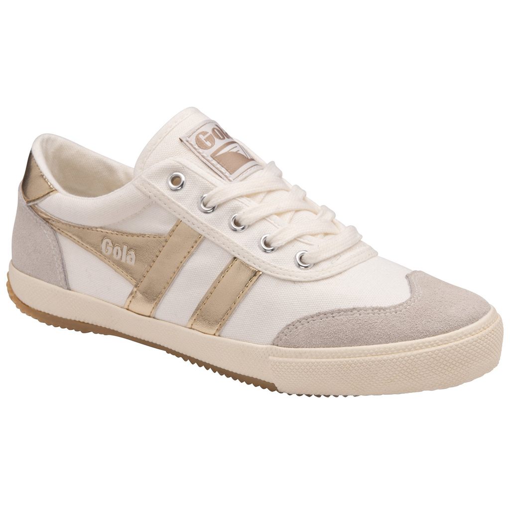 Gola Classics Badminton Sneakers Blancas Doradas España | EMU-715408