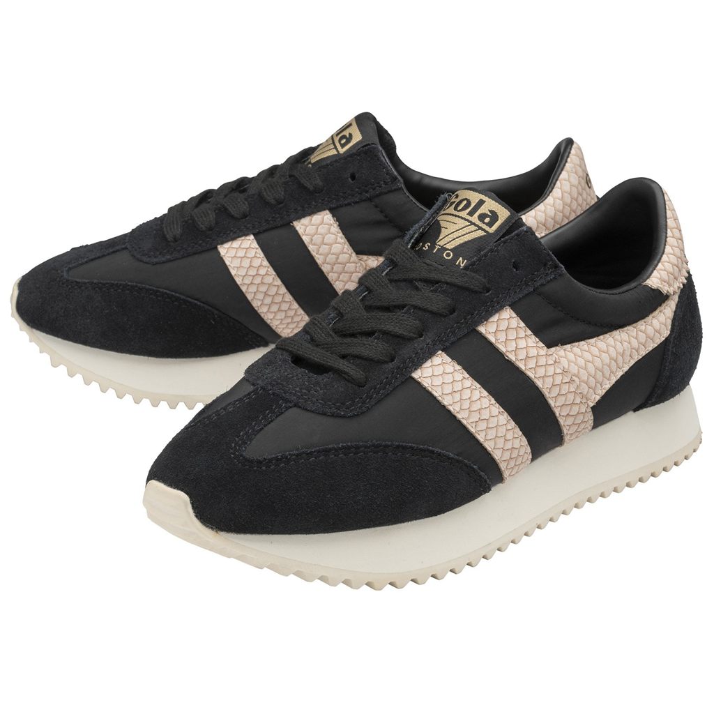 Gola Classics Boston '78 Snake Sneakers Negras Rosas España | EXV-387465
