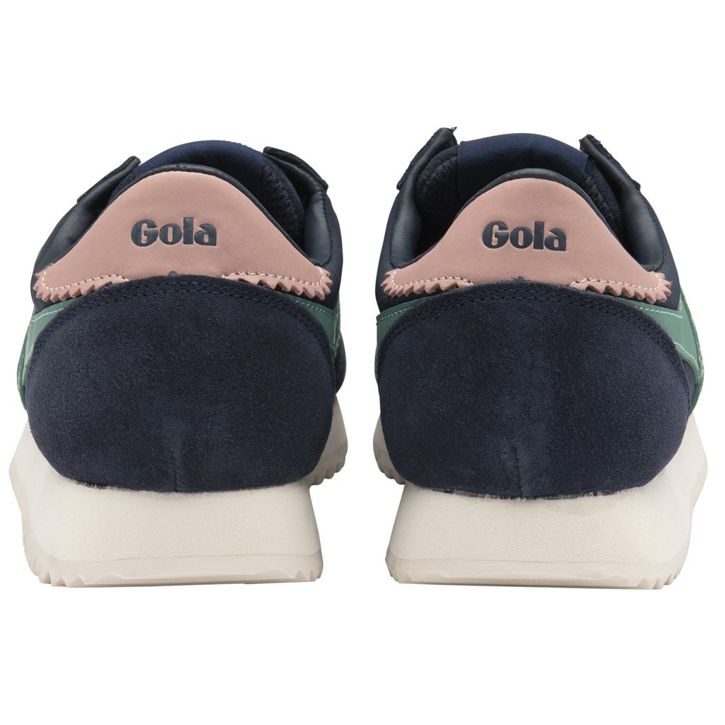 Gola Classics Boston '78 Sneakers Azul Marino Verde Coral Rosas España | WLQ-570291