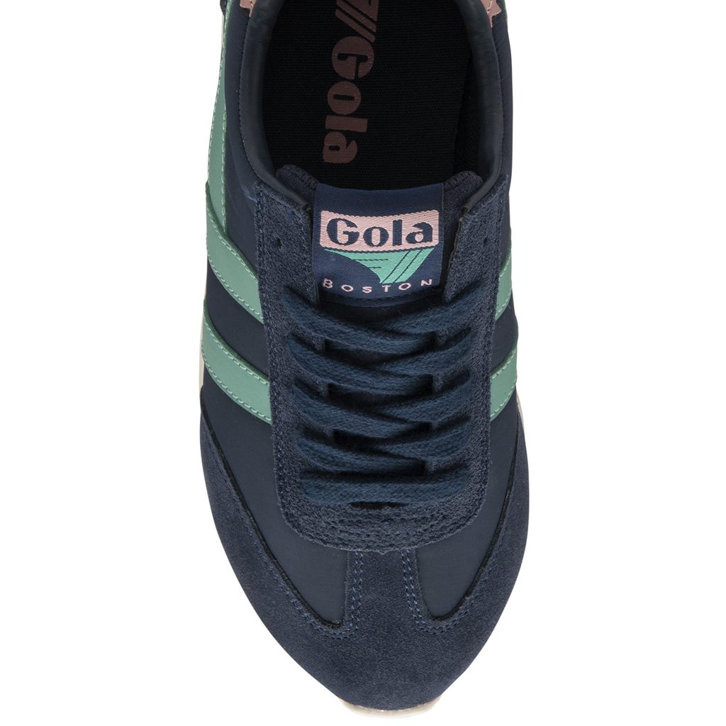 Gola Classics Boston '78 Sneakers Azul Marino Verde Coral Rosas España | WLQ-570291
