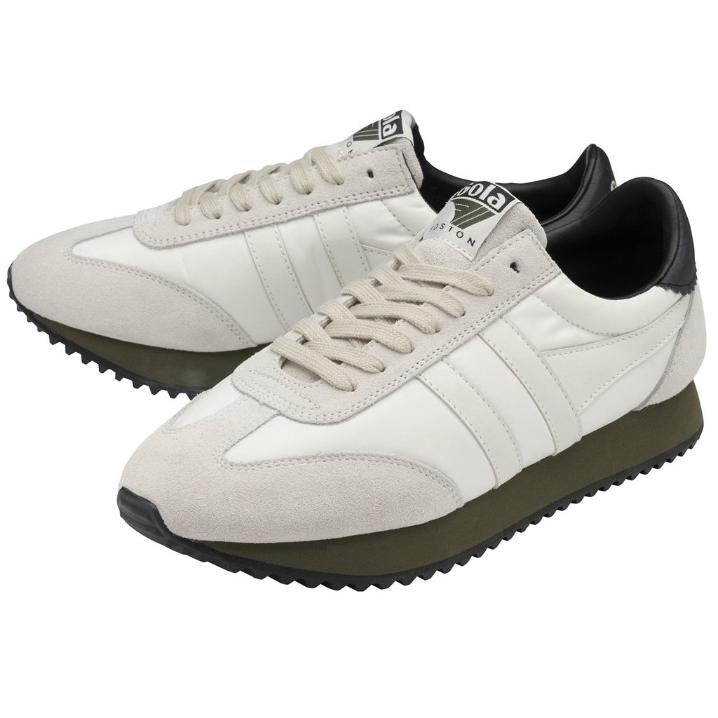 Gola Classics Boston '78 Sneakers Blancas Kaki Negras España | TDQ-032164