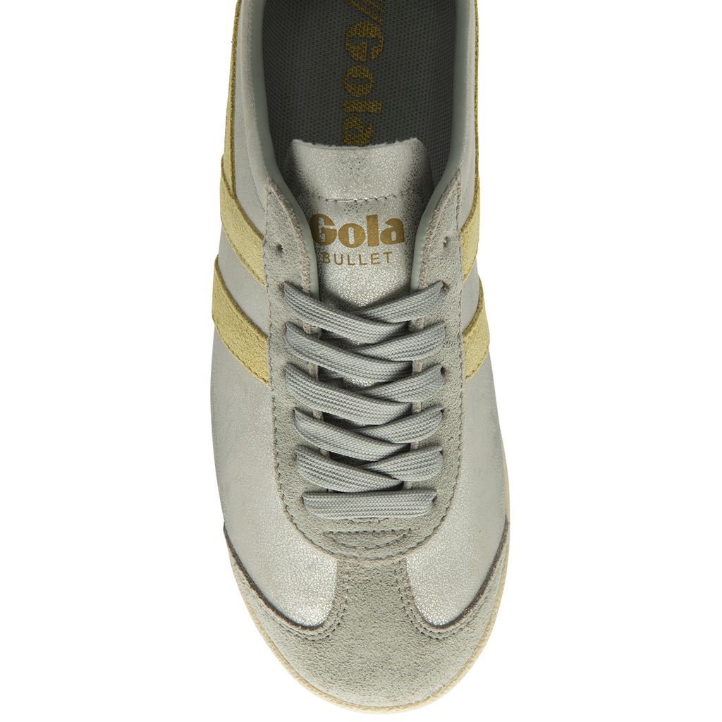 Gola Classics Bullet Blaze Sneakers Plateadas Limón Lavanda España | SWG-382507