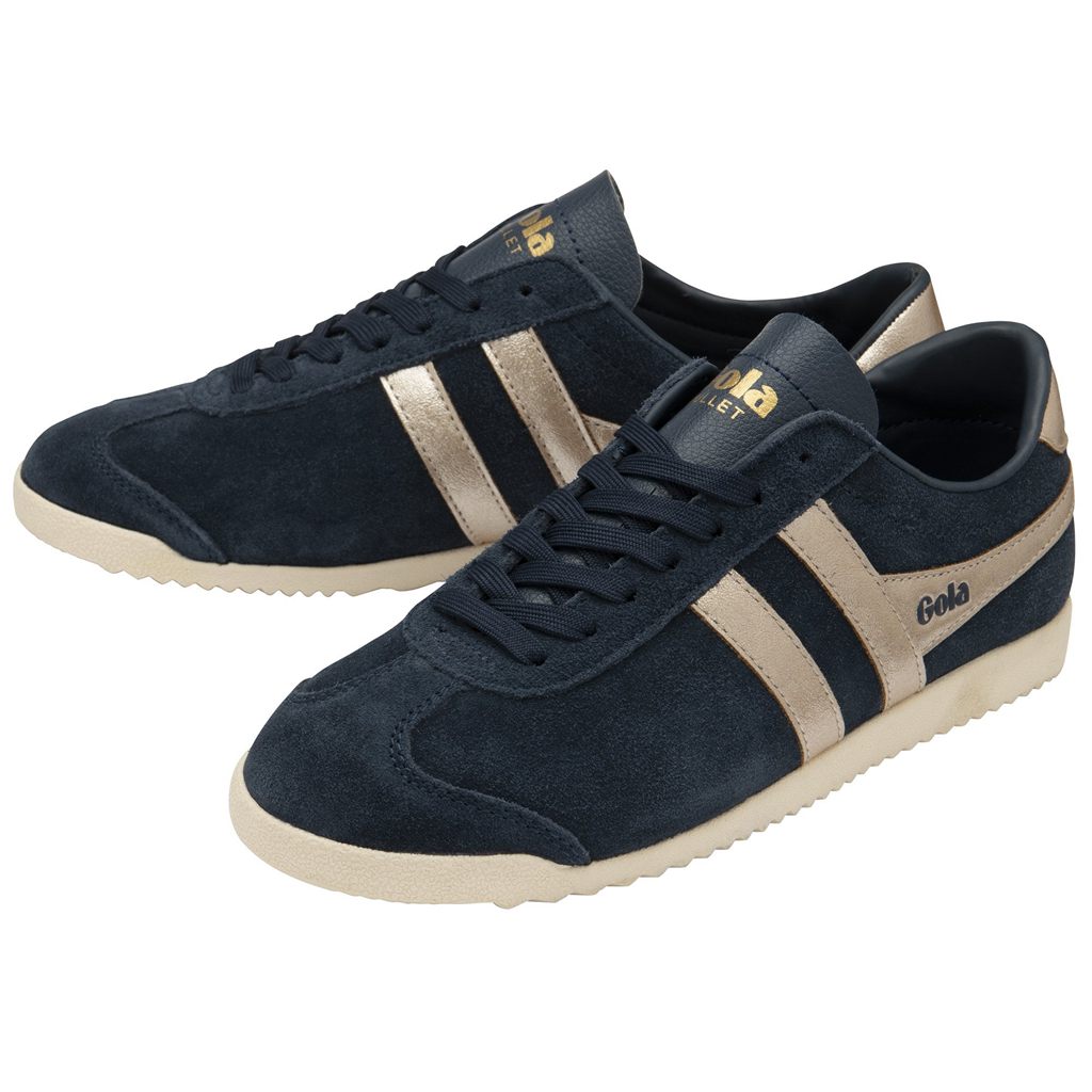 Gola Classics Bullet Flame Sneakers Azul Marino Rosas Doradas España | BQO-247031