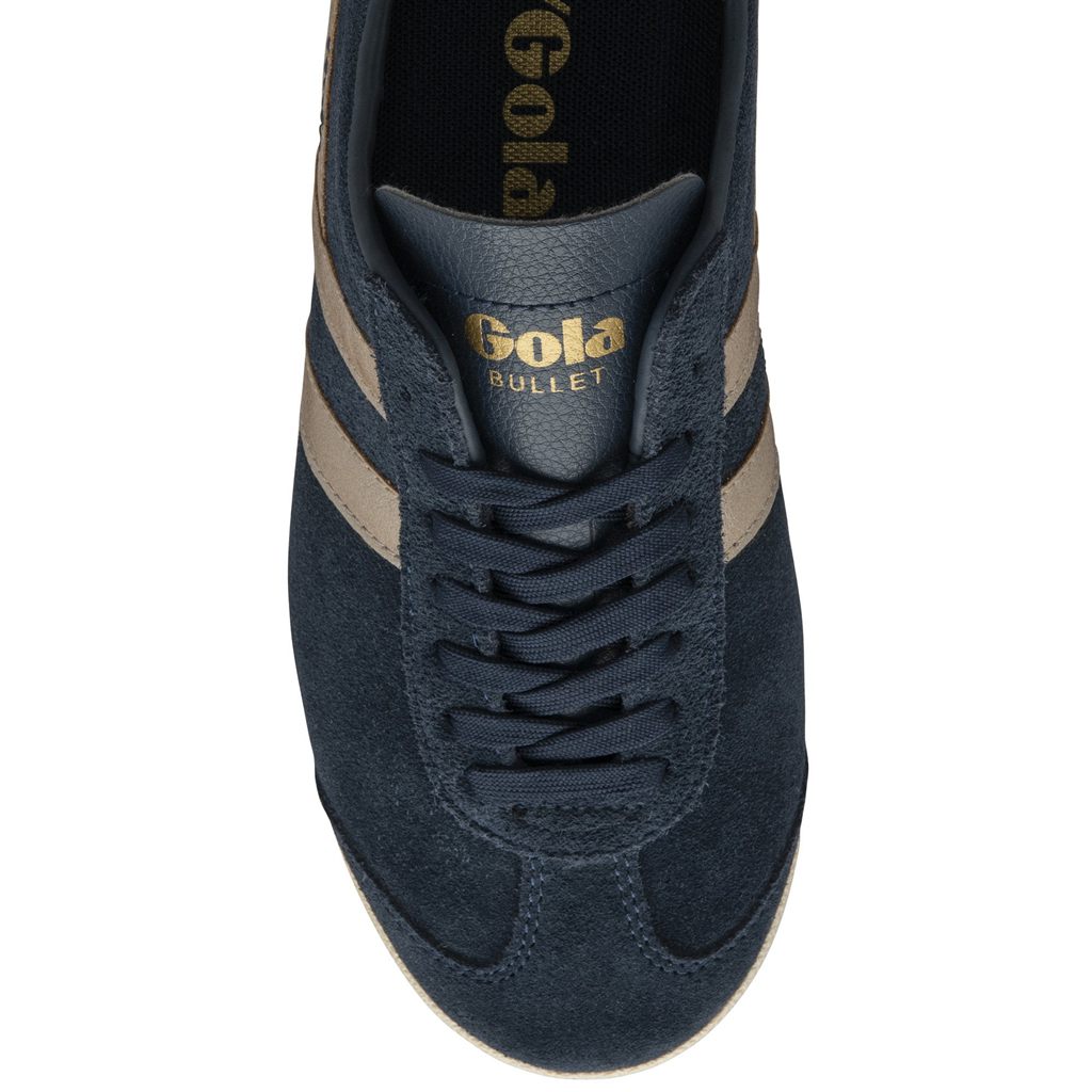 Gola Classics Bullet Flame Sneakers Azul Marino Rosas Doradas España | BQO-247031