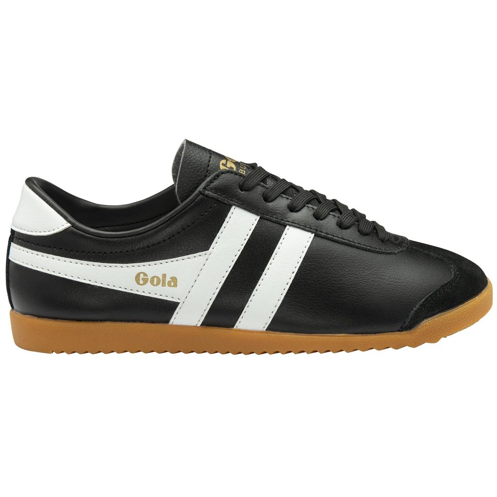 Gola Classics Bullet Leather Sneakers Negras Blancas España | RJP-140839