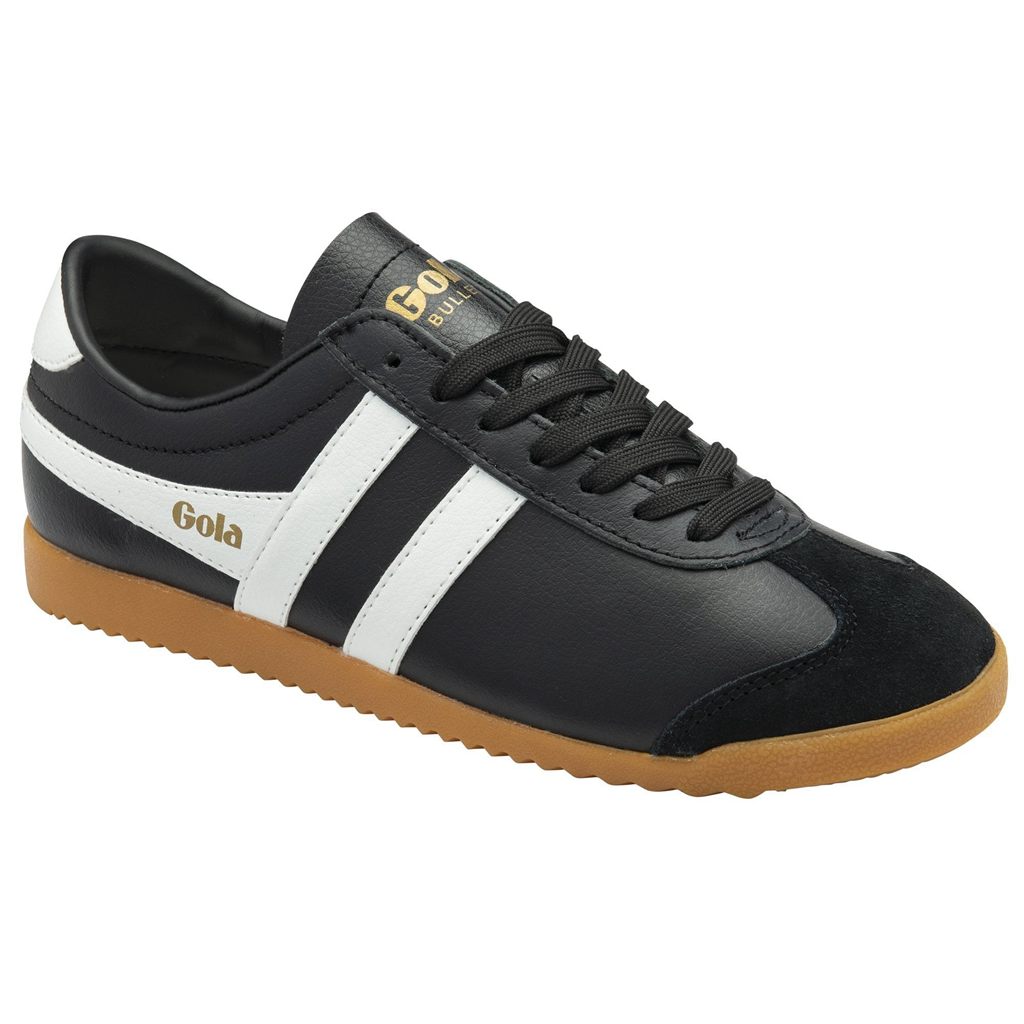 Gola Classics Bullet Leather Sneakers Negras Blancas España | RJP-140839