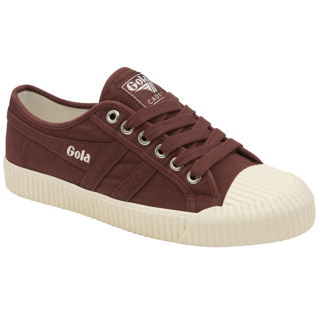 Gola Classics Cadet Plimsoll Shoes Burdeos Blancas España | HQL-570264