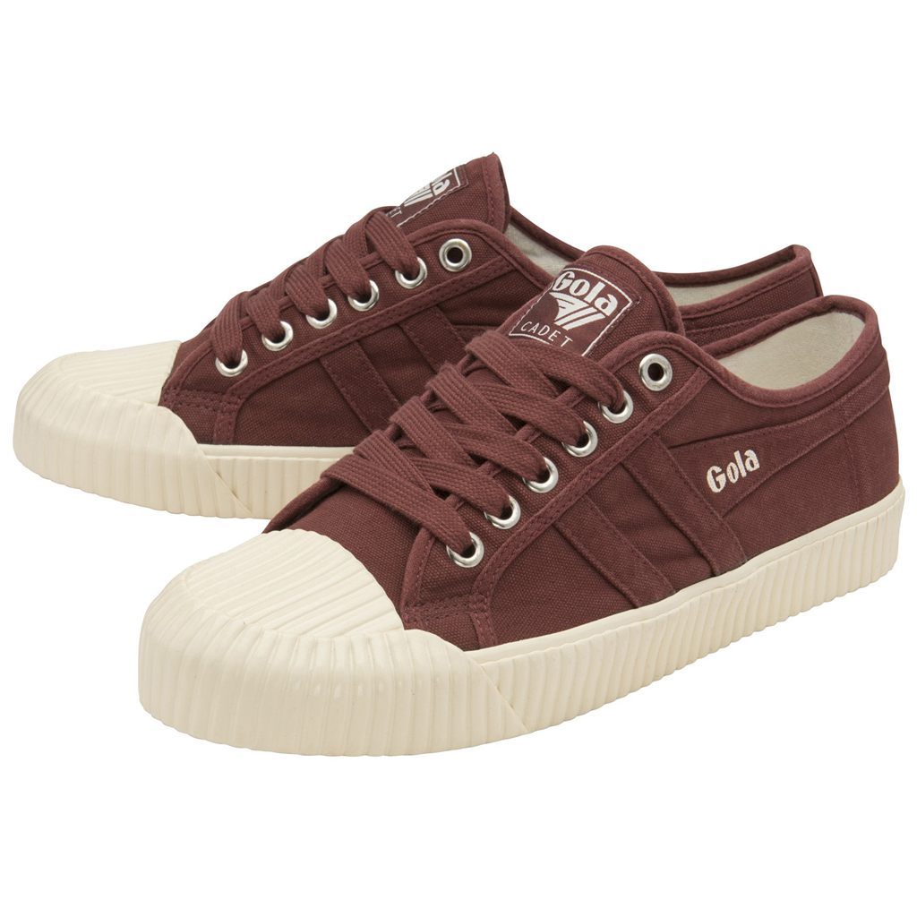 Gola Classics Cadet Plimsoll Shoes Burdeos Blancas España | HQL-570264