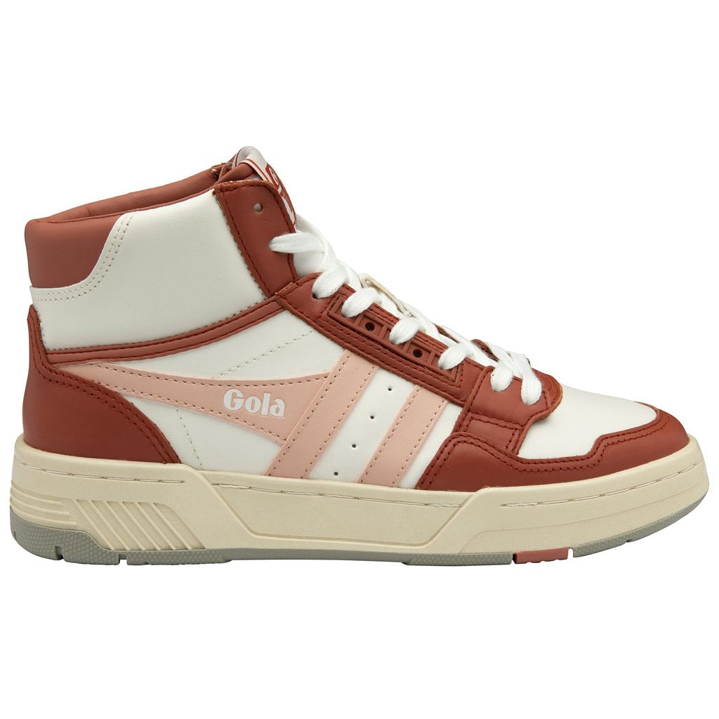 Gola Classics Challenge High Sneakers Blancas Naranjas Rosas España | GYN-045186